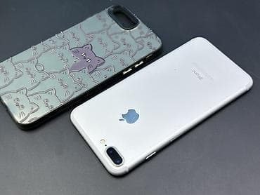 IPhone 7 Plus, Б/у, 256 ГБ, Серебристый, Чехол, 76 % at lalafo.kg IPhone 7 Plus, Б/у, 256 ГБ, Серебристый, Чехол, 76 %