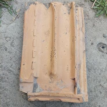 Черепица керамическая, пазовая (волнообразный профиль). Материал at lalafo.kg Черепица керамическая, пазовая (волнообразный профиль). Материал