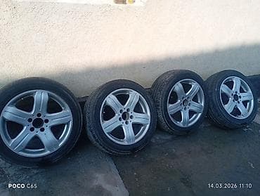 Колеса в сборе R 17, Лето, Комплект, Литые, отверстий - 5 at lalafo.kg Колеса в сборе R 17, Лето, Комплект, Литые, отверстий - 5