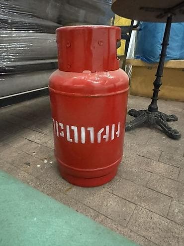 Баллон газовый пропановый, металлический, окрашен в красный цвет с at lalafo.kg Баллон газовый пропановый, металлический, окрашен в красный цвет с