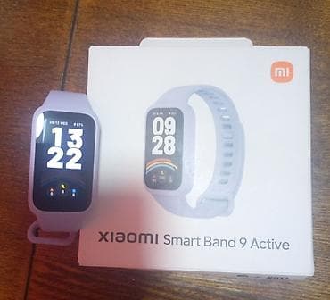 Xiaomi Smart Band 9 Active — фитнес-браслет с большим прямоугольным at lalafo.kg Xiaomi Smart Band 9 Active — фитнес-браслет с большим прямоугольным