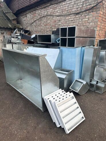 Вентиляционные элементы из оцинкованного листа Установка зонт ии at lalafo.kg Вентиляционные элементы из оцинкованного листа Установка зонт ии