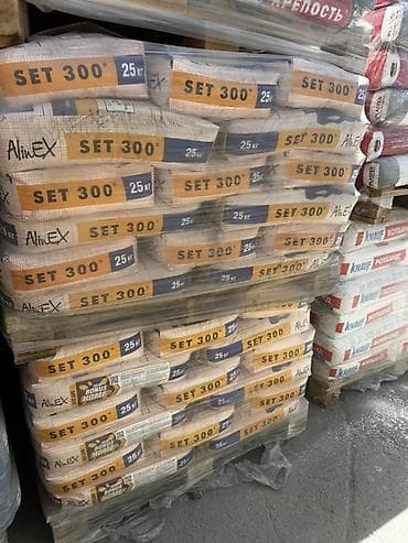 Сухая строительная смесь AlinEX SET 300, мешки по 25 кг. - at lalafo.kg Сухая строительная смесь AlinEX SET 300, мешки по 25 кг. -