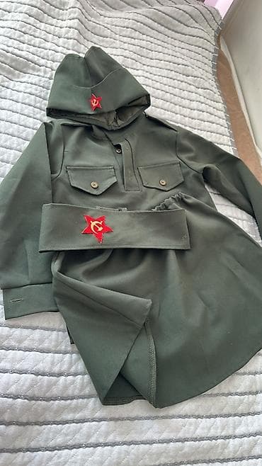 Детский костюм военной формы, 30 р Носили 1 раз на утренник Цвет at lalafo.kg Детский костюм военной формы, 30 р Носили 1 раз на утренник Цвет