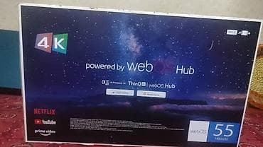 Умный телевизор 55" 4K UHD на платформе webOS Hub Основные at lalafo.kg Умный телевизор 55" 4K UHD на платформе webOS Hub Основные