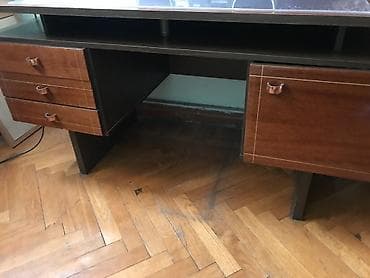 Компьютерный стол, Б/у, С полками at lalafo.kg Компьютерный стол, Б/у, С полками