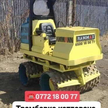 Каток 4-5 т кулачковый аренда в любой регион трамбовщик RAMMAX - at lalafo.kg Каток 4-5 т кулачковый аренда в любой регион трамбовщик RAMMAX -