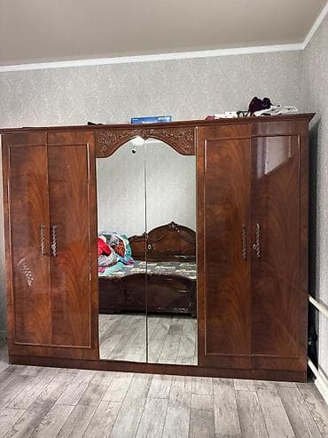 Шифоньер, шкаф для одежды, Прямой, ЛДСП at lalafo.kg Шифоньер, шкаф для одежды, Прямой, ЛДСП