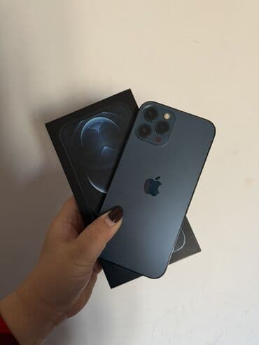 IPhone 12 Pro, Б/у, 128 ГБ, Pacific Blue, Коробка, 78 % at lalafo.kg IPhone 12 Pro, Б/у, 128 ГБ, Pacific Blue, Коробка, 78 %