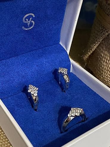 Камень бриллиант - Серебро ! Изделия Натуральными камнями ТОПАЗ at lalafo.kg — 3 Камень бриллиант - Серебро ! Изделия Натуральными камнями ТОПАЗ — 3