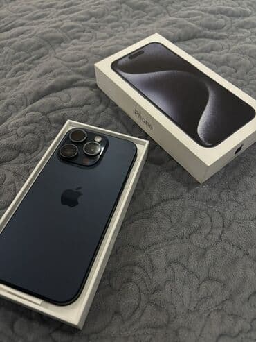 IPhone 15 Pro, 128 ГБ, Blue Titanium, 85 % at lalafo.kg IPhone 15 Pro, 128 ГБ, Blue Titanium, 85 %