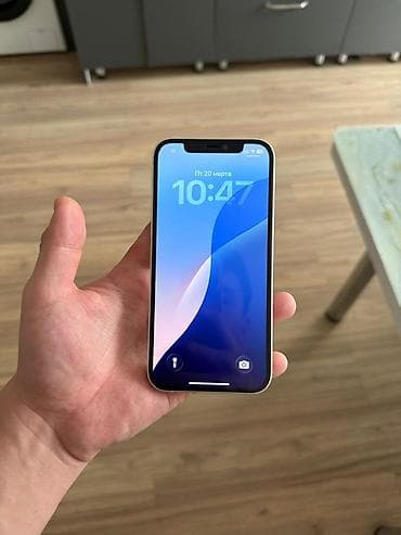 IPhone 12, 64 ГБ, Белый, Защитное стекло, Зарядное устройство, Кабель, 75 % at lalafo.kg IPhone 12, 64 ГБ, Белый, Защитное стекло, Зарядное устройство, Кабель, 75 %