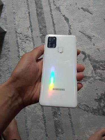 Samsung Galaxy A21S, Б/у, 64 ГБ, цвет - Белый, 2 SIM at lalafo.kg Samsung Galaxy A21S, Б/у, 64 ГБ, цвет - Белый, 2 SIM