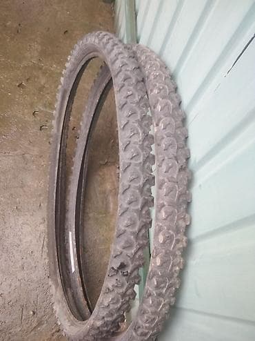 Продам! Велозапчасти: покрышки 2шт. в хорошем состоянии, размер 26 at lalafo.kg Продам! Велозапчасти: покрышки 2шт. в хорошем состоянии, размер 26
