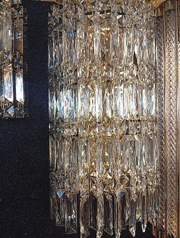 Классическая хрустальная люстра-каскад - Подвесная конструкция с at lalafo.kg Классическая хрустальная люстра-каскад - Подвесная конструкция с