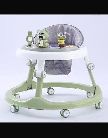 Ходунки для малышей Babywalker - Круглая устойчивая база с lalafo.kg да Ходунки для малышей Babywalker - Круглая устойчивая база с