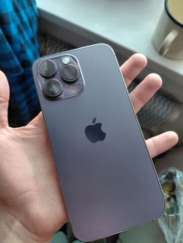 IPhone 14 Pro Max, Б/у, 128 ГБ, Deep Purple, Зарядное устройство, Кабель, Чехол, 76 % at lalafo.kg IPhone 14 Pro Max, Б/у, 128 ГБ, Deep Purple, Зарядное устройство, Кабель, Чехол, 76 %