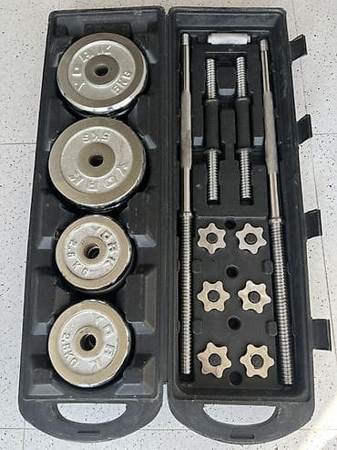 Степперлер: Штанга.2гантель,50кг сатылат 10000 сом lalafo.kg да — 1 Степперлер: Штанга.2гантель,50кг сатылат 10000 сом — 1