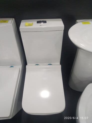 Унитаз №1754-Р крышка с доводчиком круговой смыа наш адрес АЮ GRANDул at lalafo.kg Унитаз №1754-Р крышка с доводчиком круговой смыа наш адрес АЮ GRANDул