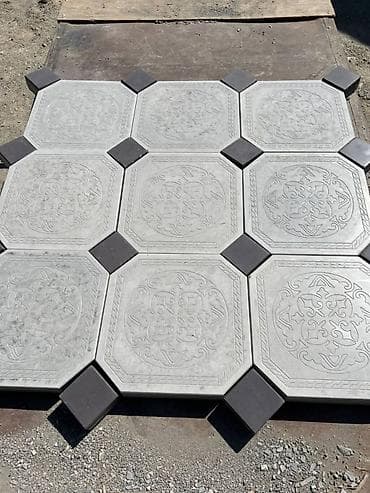 Тротуарная плитка и укладка - Виды: октагонально-квадратная (песочный at lalafo.kg — 5 Тротуарная плитка и укладка - Виды: октагонально-квадратная (песочный — 5