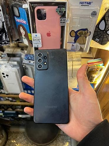 Samsung Galaxy A52, Б/у, 128 ГБ, цвет - Черный, 2 SIM at lalafo.kg Samsung Galaxy A52, Б/у, 128 ГБ, цвет - Черный, 2 SIM