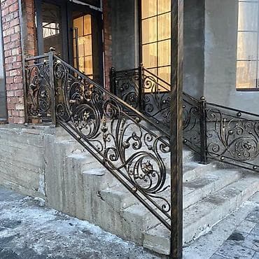 Изготовление перил Материал: Кованное железо, Наружные, Бесплатная доставка at lalafo.kg — 8 Изготовление перил Материал: Кованное железо, Наружные, Бесплатная доставка — 8