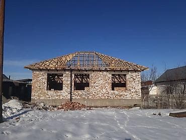 Строительство крыш «под ключ» для частных домов. нолдон баштап Уй at lalafo.kg Строительство крыш «под ключ» для частных домов. нолдон баштап Уй
