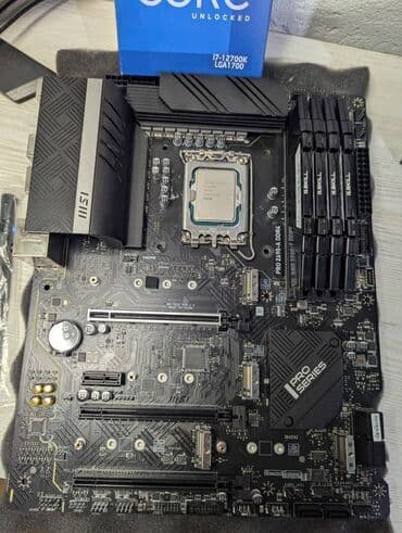 Материнская плата, Б/у, MSI, LGA1700, ATX, Для ПК at lalafo.kg Материнская плата, Б/у, MSI, LGA1700, ATX, Для ПК