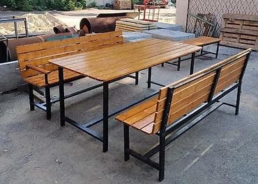 Кафеге коюлуучу столдор: Мебель для сада. Скамейка. Садовый стол Уличный туалет. Летний душ lalafo.kg да — 7 Кафеге коюлуучу столдор: Мебель для сада. Скамейка. Садовый стол Уличный туалет. Летний душ — 7