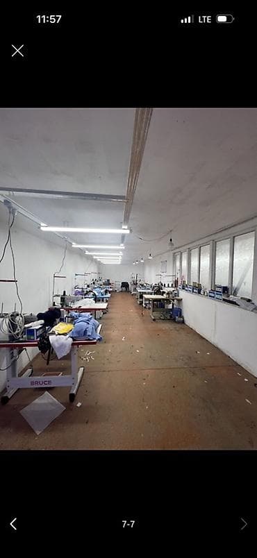 Продаю Швейный цех/готовое производственное пространство - Просторное lalafo.kg да Продаю Швейный цех/готовое производственное пространство - Просторное