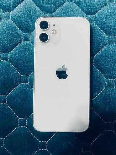 IPhone 12 mini, Б/у, 128 ГБ, Белый, 77 % at lalafo.kg IPhone 12 mini, Б/у, 128 ГБ, Белый, 77 %