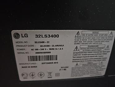 Другое ТВ и видео: Телевизор LG 32LS3400 - Диагональ: 32" - Серия/модель: LG 32LS3400 at lalafo.kg — 2 Другое ТВ и видео: Телевизор LG 32LS3400 - Диагональ: 32" - Серия/модель: LG 32LS3400 — 2
