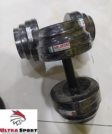 Разборные гантели по 10кг 🟡 ▫️На фото пара по 10 кг ▫️Также есть lalafo.kg да — 6 Разборные гантели по 10кг 🟡 ▫️На фото пара по 10 кг ▫️Также есть — 6