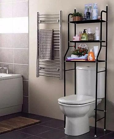 Органайзер стеллаж полка для ванной комнаты напольный со склада в at lalafo.kg — 2 Органайзер стеллаж полка для ванной комнаты напольный со склада в — 2