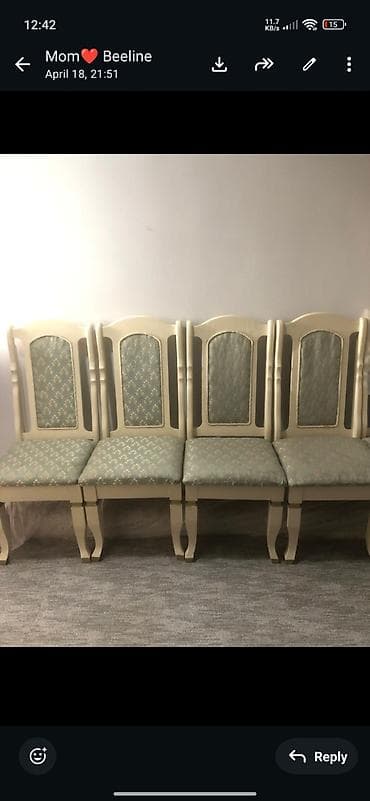 Стул для зала, Новый, Дерево at lalafo.kg Стул для зала, Новый, Дерево