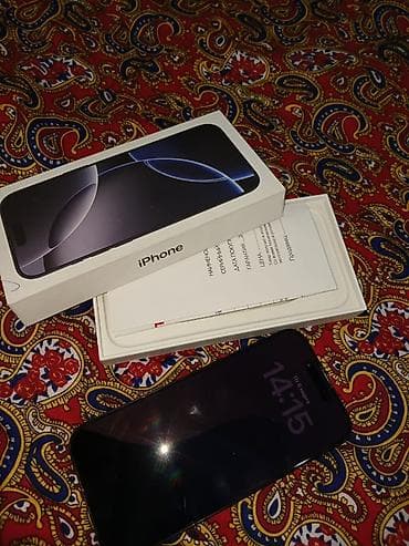 IPhone 16 Pro Max, 512 ГБ, Black Titanium, Коробка, 89 % at lalafo.kg IPhone 16 Pro Max, 512 ГБ, Black Titanium, Коробка, 89 %