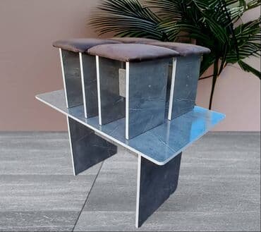 Кухонный стол и стул, Новый, Платная доставка, цвет - Бежевый at lalafo.kg Кухонный стол и стул, Новый, Платная доставка, цвет - Бежевый