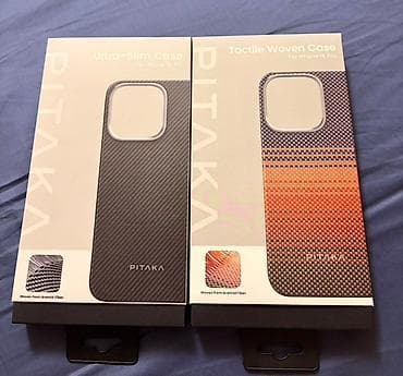 Чехлы PITAKA для iPhone 16 Pro - Модели: Ultra-Slim Case и Tactile at lalafo.kg Чехлы PITAKA для iPhone 16 Pro - Модели: Ultra-Slim Case и Tactile