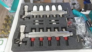 коллектор теплого пола: Коллектор отопления Frados из нержавеющей стали с расходомерами и at lalafo.kg — 4 коллектор теплого пола: Коллектор отопления Frados из нержавеющей стали с расходомерами и — 4