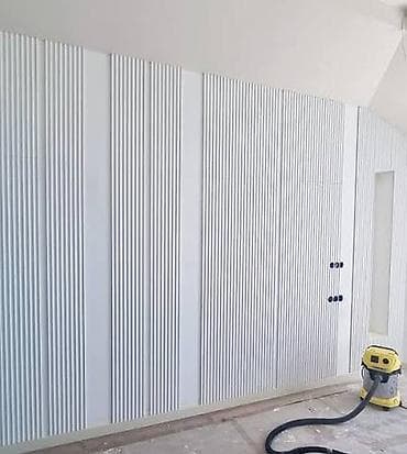 Облицовочные 3D-панели с вертикальным рифлением (фрезерованные ламели) at lalafo.kg Облицовочные 3D-панели с вертикальным рифлением (фрезерованные ламели)