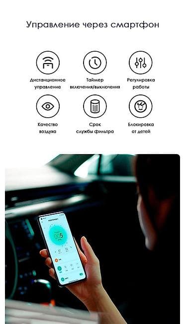 Dongfeng: Аба тазалагыч MiJia Пол үстү, Аба, НЕРА, Бактерияга каршы lalafo.kg да — 5 Dongfeng: Аба тазалагыч MiJia Пол үстү, Аба, НЕРА, Бактерияга каршы — 5