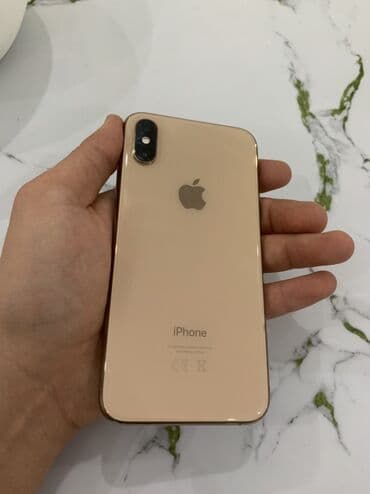 IPhone Xs, Б/у, 256 ГБ, Золотой, Чехол, 100 % at lalafo.kg IPhone Xs, Б/у, 256 ГБ, Золотой, Чехол, 100 %