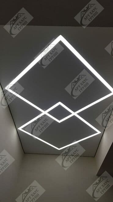 отделочные работы ош: Натяжной потолок Глянцевое, Матовое, 3D потолки Монтаж, Демонтаж, Бесплатный замер at lalafo.kg — 2 отделочные работы ош: Натяжной потолок Глянцевое, Матовое, 3D потолки Монтаж, Демонтаж, Бесплатный замер — 2