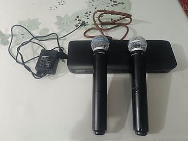 Беспроводная микрофонная система Shure BLX288/PG58, включающая два at lalafo.kg Беспроводная микрофонная система Shure BLX288/PG58, включающая два