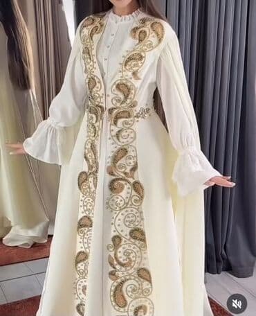 Вечернее платье, Русалка, Длинная модель, Атлас, С рукавами, 2XL at lalafo.kg Вечернее платье, Русалка, Длинная модель, Атлас, С рукавами, 2XL