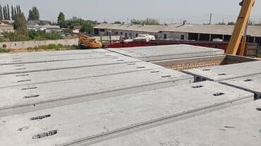 Железобетонные плиты на заказ: Плиты перекрытия пустотные, делаем любые размеры под заказ гарантия at lalafo.kg — 4 Железобетонные плиты на заказ: Плиты перекрытия пустотные, делаем любые размеры под заказ гарантия — 4