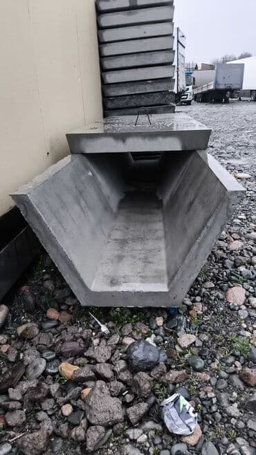 Водоотводный лоток, Дорожный, Прямоугольный at lalafo.kg Водоотводный лоток, Дорожный, Прямоугольный