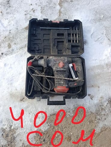 Набор инструментов и электроники. 1) Перфоратор в кейсе — 4000 сом - at lalafo.kg Набор инструментов и электроники. 1) Перфоратор в кейсе — 4000 сом -