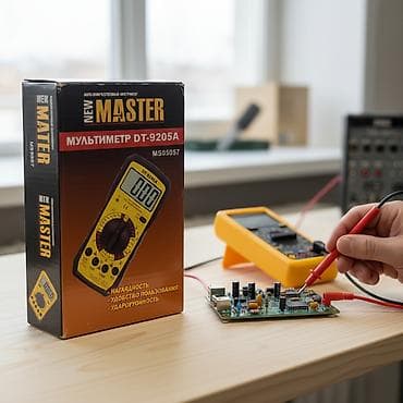 Мультиметр NEW MASTER DT-9205A (MS05057) - Цифровой мультиметр с at lalafo.kg Мультиметр NEW MASTER DT-9205A (MS05057) - Цифровой мультиметр с