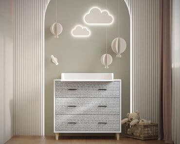 Детский комод, Новый, С пеленальным столиком, ЛДСП, цвет - Белый, В рассрочку at lalafo.kg Детский комод, Новый, С пеленальным столиком, ЛДСП, цвет - Белый, В рассрочку